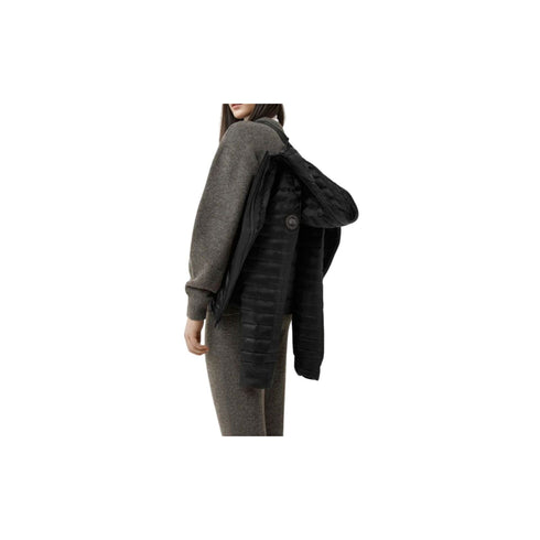 Piumino Donna ROXBORO Down Hoody con cappuccio Nero CANADA GOOSE- Francavilla Moda